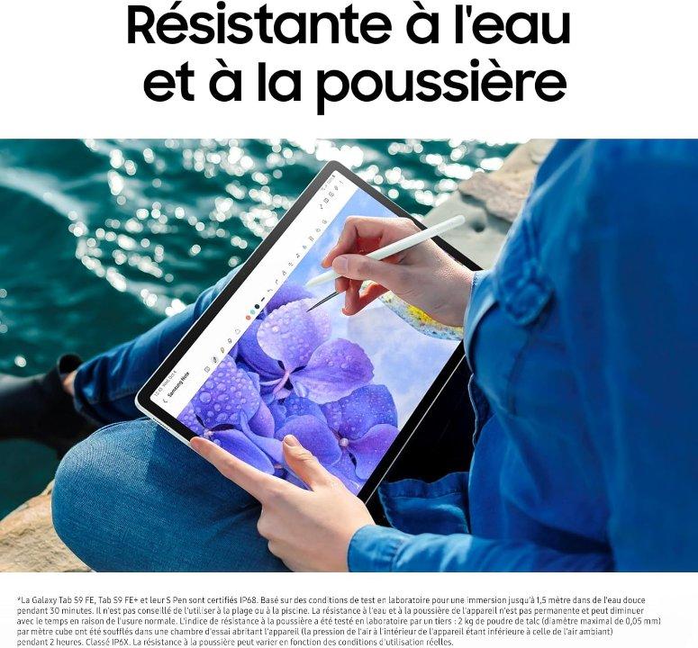 Samsung Galaxy Tab S9 FE+ - État impeccable + S Pen inclus !