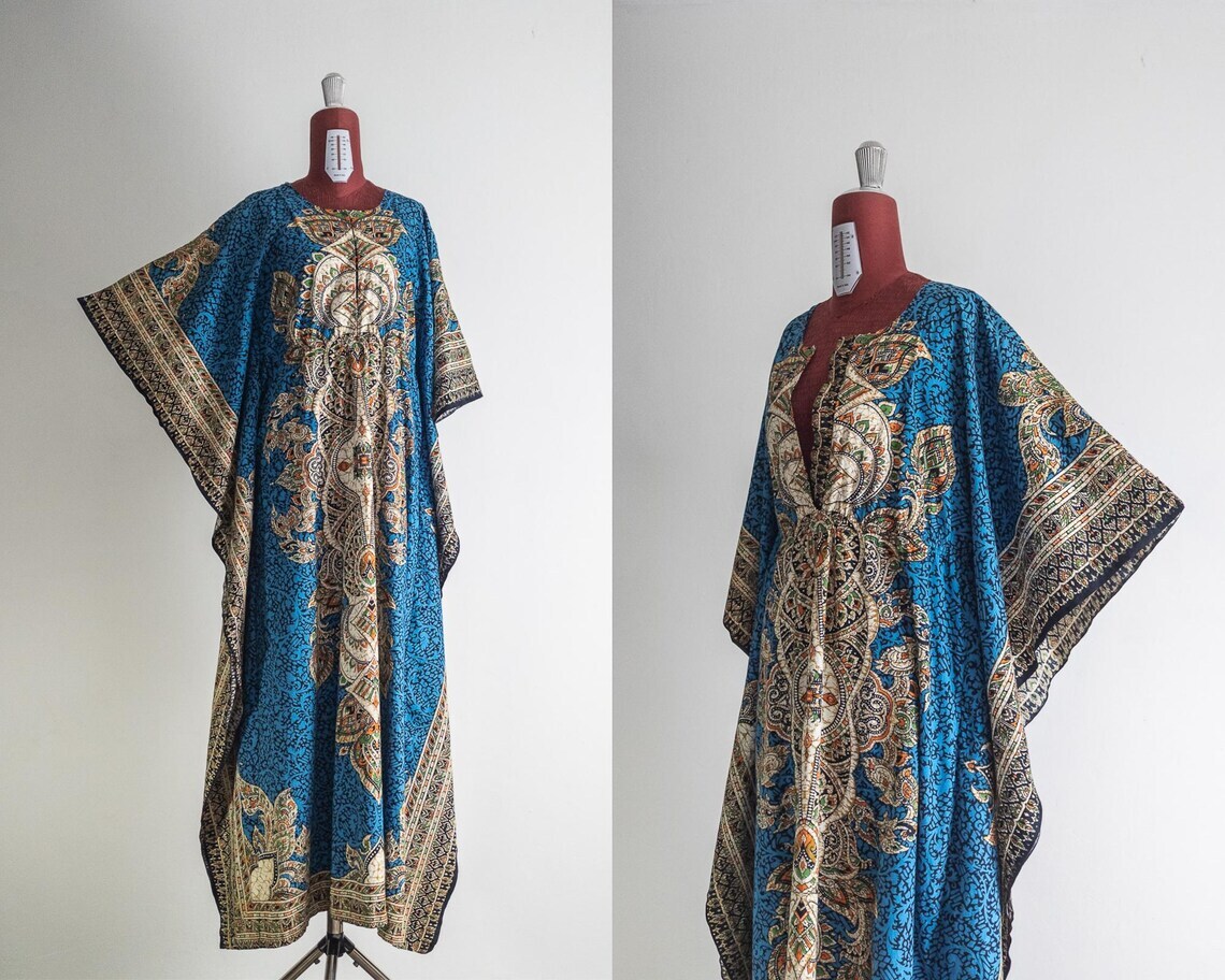 Robe longue d'été style africain Dashiki pour femme Taille unique