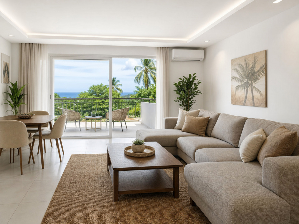 Appartement meublé 2 chambres avec balcon à Moroni